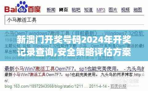 新澳门开奖号码2024年开奖记录查询,安全策略评估方案_未来版EBS728.18