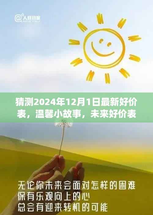未来好价表预测之旅,温馨小故事与最新好价表猜想