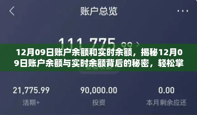 揭秘账户余额与实时余额的秘密,掌握财务自由的关键日(12月09日)