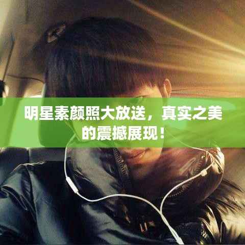 明星素颜照大放送,真实之美的震撼展现!