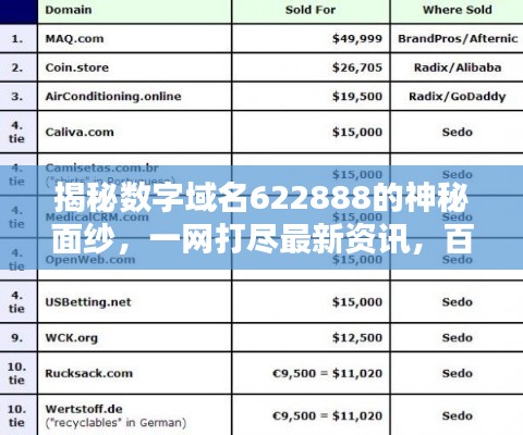 揭秘数字域名622888的神秘面纱,一网打尽最新资讯,百度直达!