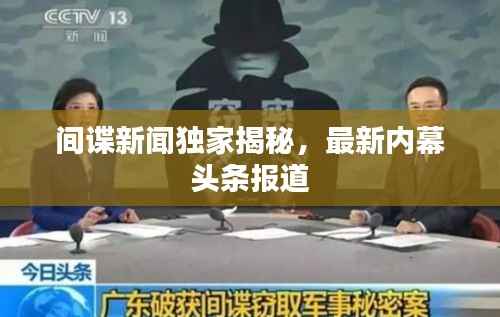 间谍新闻独家揭秘,最新内幕头条报道