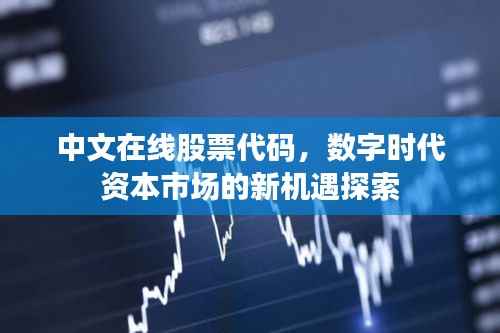 中文在线股票代码,数字时代资本市场的新机遇探索