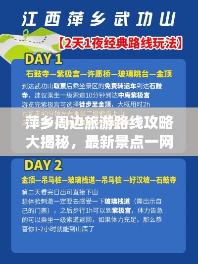 萍乡周边旅游路线攻略大揭秘，最新景点一网打尽！
